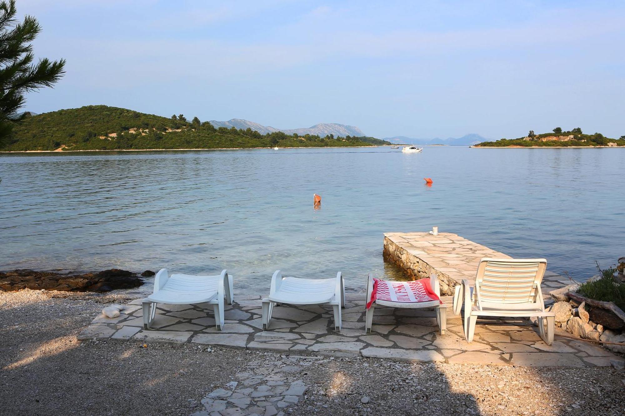 Apartments Grbin (Adults Only) Lumbarda Rum bild